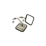 Door Mirror Kit, Stainless Steel; 55-86 Jeep CJ5/CJ6/CJ7/CJ8 - Rugged Ridge 11005.01