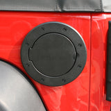 Non-Locking Gas Cap Door Black 07-18 Jeep Wran - Rugged Ridge 11425.05