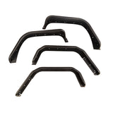 Rugged Ridge Steel Tube Fender Flares; F/R Set; 07-18 Wrangler JK