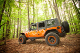 Rugged Ridge All Terrain Flat Fender Flare Kit, 8 Piece; 07-18 Jeep Wrangler JK