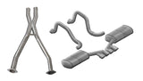 2.5in. Cat-Back Dual Rear Exit with Tigershark 3.5in. Polished Pro-Series Tips - Corsa Performance 14139CB