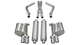 Exhaust Cat-Back - 2.5in Dual Rear Exit - Corsa Performance 14522