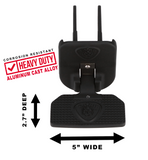 Universal Hitch Step Blank Black Each - Carr 183252