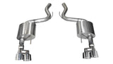 3.0in. Axle-Back Dual Rear Exit with Twin 4.0in. Polished Pro-Series Tips - Corsa Performance 21039