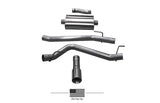 Corsa Performance 3.0in. Cat-Back Single Side Exit with Single 4.0in. Straight-Cut Tips with USA F