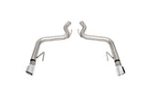 Corsa Performance 3.0in. Axle-Back Dual Rear Track Series Exhaust System with 4.5in. Polished Pro-