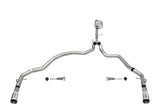 3.0in. Dual Rear Exit Catback Exhaust System with Flat Cut 4.0in. Dual Wall Tips - Corsa Performance 21143