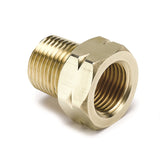 3/8in Brass NPT Water Temp Adapter - AutoMeter 2370