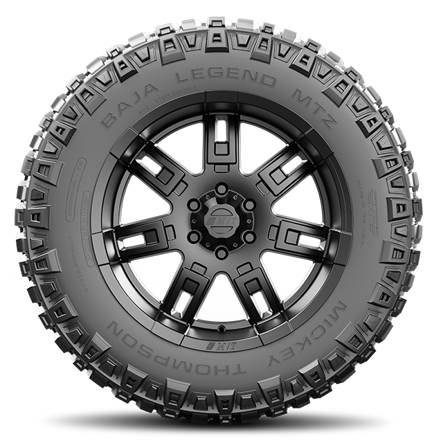 Baja Legend MTZ 18.0 Inch LT275/70R18 Raised White Letter Light Truck Radial Tire Mickey Thompson