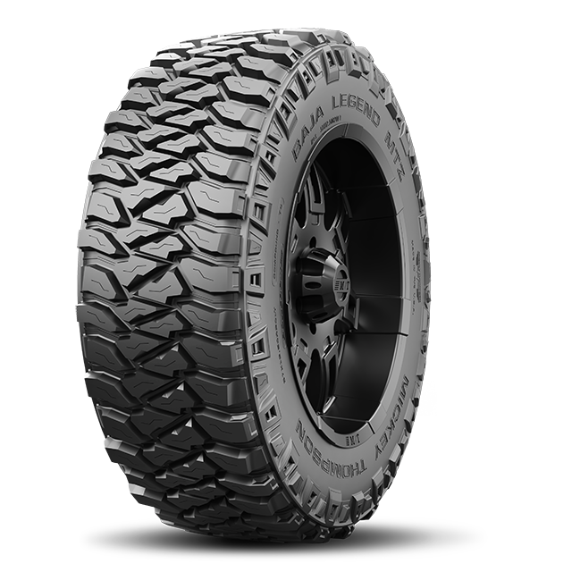 Baja Legend MTZ 18.0 Inch 35X12.50R18LT Black Sidewall Light Truck Radial Tire Mickey Thompson