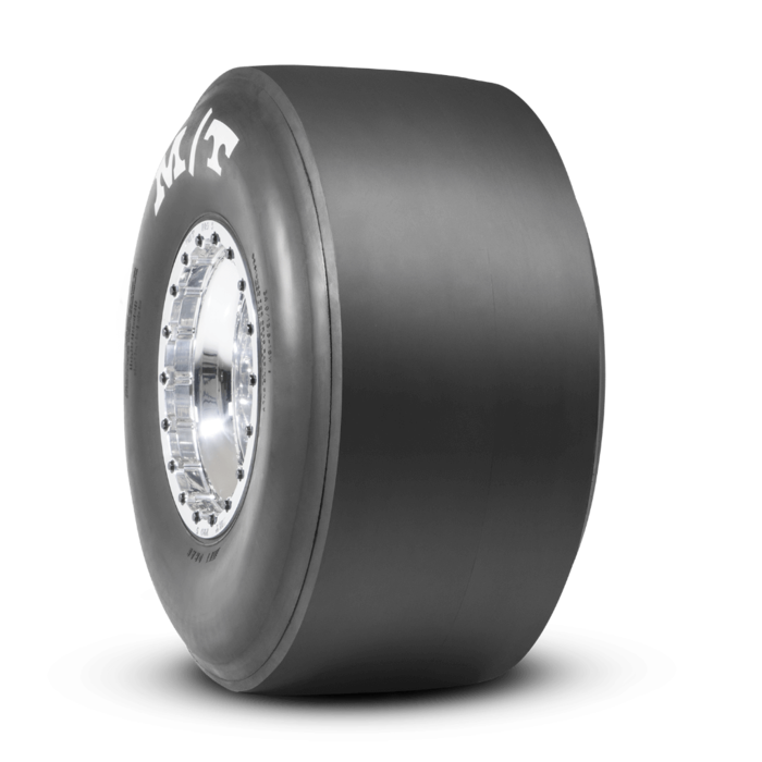 ET Drag 15.0 Inch 26.0/10.0-15 Painted White Letter Racing Bias Tire Mickey Thompson