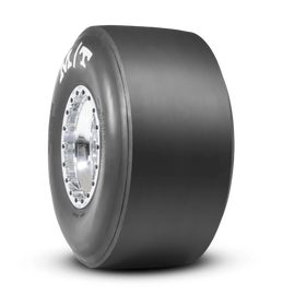 ET Drag 13.0 Inch 24.5/9.0-13 Painted White Letter Racing Bias Tire Mickey Thompson