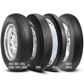 ET Front 15.0 Inch 25.0/4.5-15 Painted White Letter Racing Bias Tire Mickey Thompson