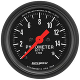 2-1/16in Z-Series EGT Pyrometer Kit 0-1600 - AutoMeter 2654