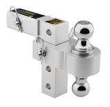 Ball Mount 6 Inch Adjustable W/Reversible 2 and 1 7/7 Inch Steel Balls Smittybilt - Smittybilt 2925