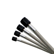 Load image into Gallery viewer, Nitrous Express 6AN (2Ft) Stainless Steel Braided Hose (Black)