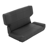 Rear Seat 97-06 Wrangler TJ Fold And Tumble Vinyl Denim Black Smittybilt - Smittybilt 41515