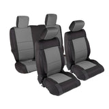 Neoprene Seat Cover 07-12 Wrangler JK 2 DR Set Front/Rear Charcoal Smittybilt - Smittybilt 471422