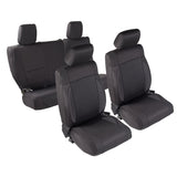 Neoprene Seat Cover 13-18 Wrangler JK 4 DR Set Front/Rear Black Smittybilt - Smittybilt 471601