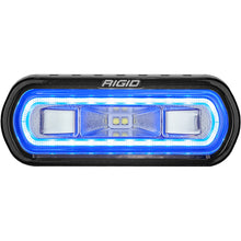 Load image into Gallery viewer, RIGID Industries 52101 RIGID SR-L Series Marine Spreader Pod, 2 Wire, Surface Mount, Black W/Blue Halo