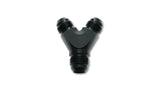 Y Adapter Fitting; Size: -8AN In x -8AN x -8AN - Vibrant Performance 10808