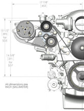 Load image into Gallery viewer, Holley LS High-Mount A/C Accessory Drive Bracket - Fits Sanden SD508 or SD7 Comp.