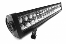 Load image into Gallery viewer, 20.0 Inch LED Light Bar Chrome Series Double Row Straight Combo Flood/Beam 120W DT Harness 10,800 Lumens Southern Truck Lifts
