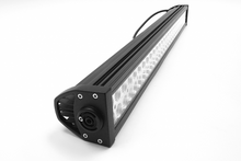 Load image into Gallery viewer, 30.0 Inch LED Light Bar Chrome Series Double Row Straight Combo Flood/Beam 180W DT Harness 16,200 Lumens Southern Truck Lifts