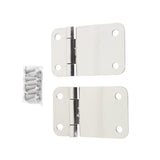 Tailgate Hinges 76-86 Wrangler YJ/CJ Stainless Steel Smittybilt - Smittybilt 7419