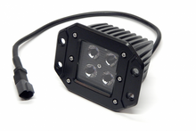 Load image into Gallery viewer, 3.0 X 3.0 Inch 16W Square Flush Mount LED Light Flood 1,440 Lumens Each Black Series Southern Truck Lifts