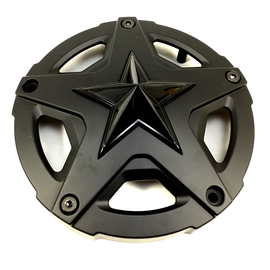 XD827 18X9 TALL M-BLK CAP W/ G-BLK STAR