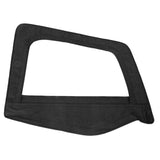 Soft Top Door Skin W/ Frame 87-95 Wrangler YJ Passenger Side Denim Black Smittybilt - Smittybilt 89515
