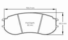 Load image into Gallery viewer, Pagid Racing 8241 RST3 Compound Brake Pads