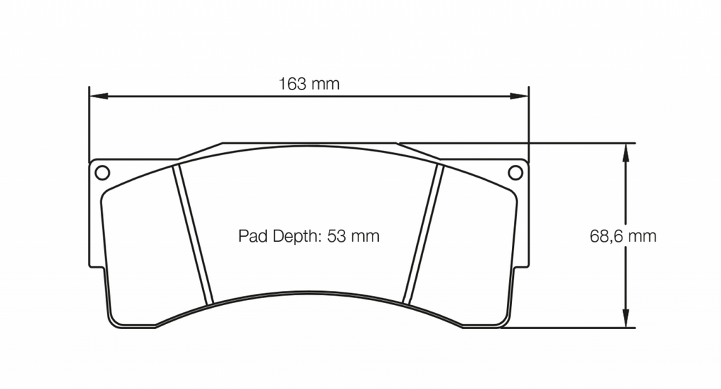 Pagid Racing 8222 RSL1 Compound Brake Pads