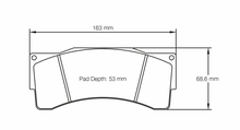 Load image into Gallery viewer, Pagid Racing 8222 RSL1 Compound Brake Pads