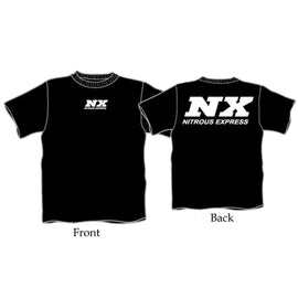 Nitrous Express Large  Black T-Shirt W/ White Nx