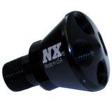 4 PORT MICRO SHOWERHEAD DIST BLOCK; Black. - Nitrous Express 15010B