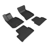 KAGU Floor Mat; Black; 4 pc.; 2 pc. Front Row; 2 pc. 2nd Row;  -  3D MAXpider L1BM12901509