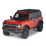 Defender Platform Roof Rack Mount; Black Powder Coat; Aluminum; Direct Fit;