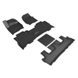 KAGU Floor Mat; Black; 5 pc.; 2 pc. Front Row; 1 pc. 2nd Row; 2 pc. 3rd Row;  -  3D MAXpider L1FR14801509