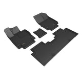 KAGU Floor Mat; Black; 4 pc.; 2 pc. Front Row; 2 pc. 2nd Row;  -  3D MAXpider L1GS01201509