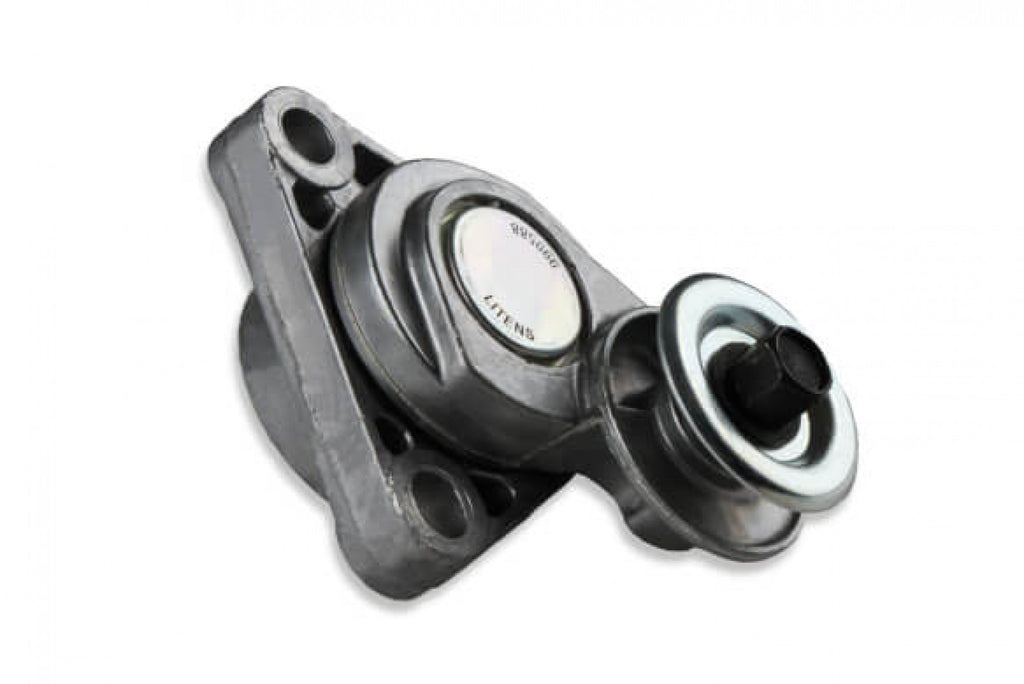 Holley LS High-Mount A/C Accessory Drive Kit - Includes SD7 A/C Compressor, Tensioner, & Pulleys- Black Finish