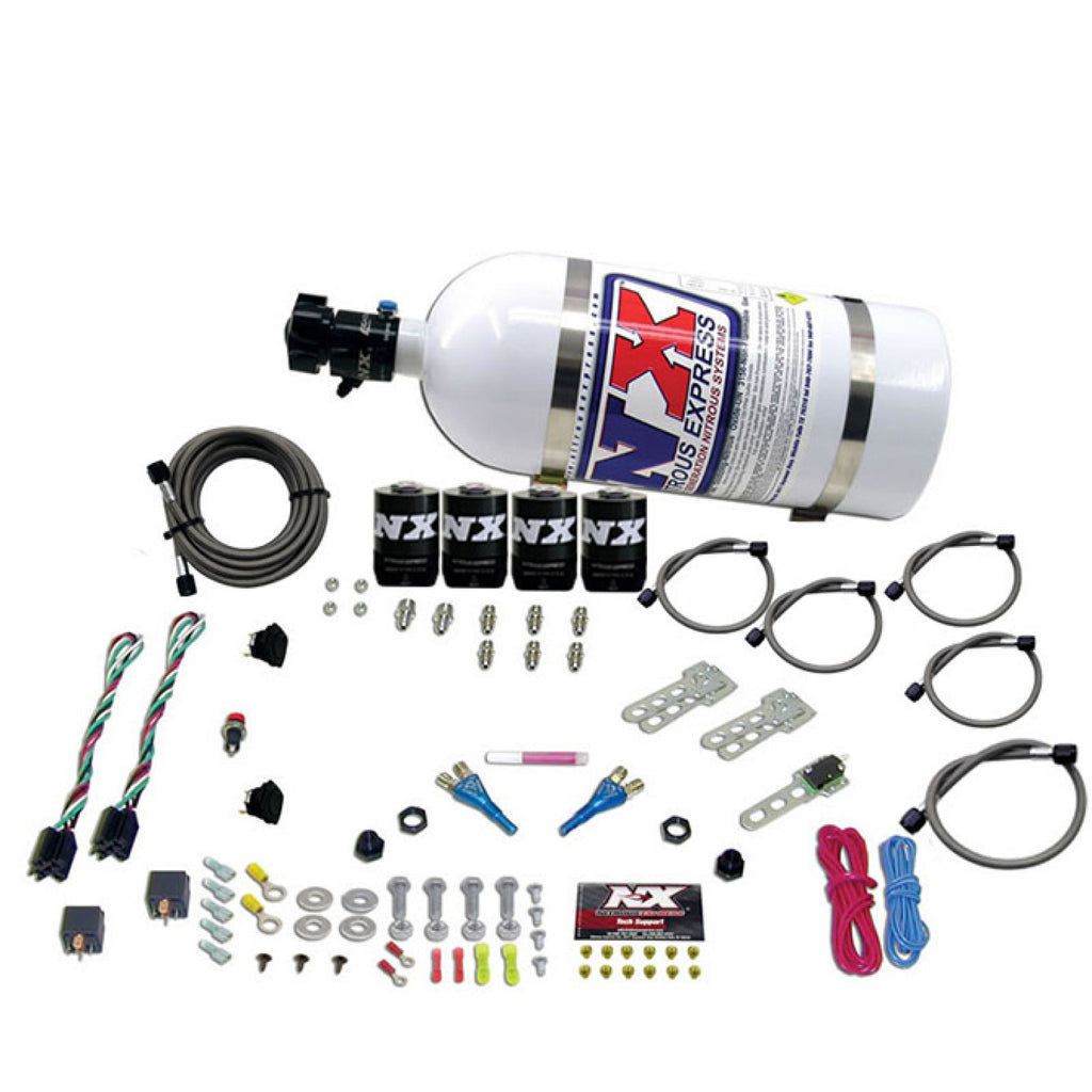 Nitrous Express Dodge Efi Dual Stage (50-75-100-150Hp) X 2 With 10Lb Bottle