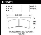 SL Bridgebolt DTC-70 - Hawk Performance HB521U.800
