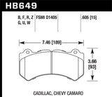 Brake Pads GM / Dodge Front Ceramic - Hawk Performance HB649Z.605