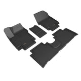 KAGU Floor Mat; Black; 4 pc.; 3 pc. Front Row; 1 pc. 2nd Row;  -  3D MAXpider L1HY12301509
