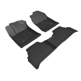 KAGU Floor Mat; Black; 3 pc.; 2 pc. Front Row; 1 pc. 2nd Row;  -  3D MAXpider L1HY13001509