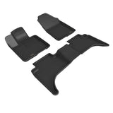 KAGU Floor Mat; Black; 3 pc.; 2 pc. Front Row; 1 pc. 2nd Row;  -  3D MAXpider L1HY11801509