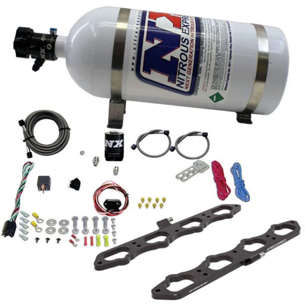 Nitrous Express Coyote Dry Direct Port Plate System(10Lb Bottle)