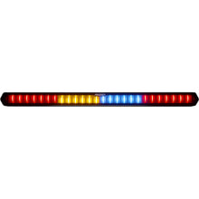 Load image into Gallery viewer, RIGID 28 inch Rear Facing LED Chase Bar with 27 Pre-Programmed Modes And 5 Colors, Black Housing, Race Compliant For Series Requiring Strobing Blue, Amber, Green And Red, Tube Mounts Included